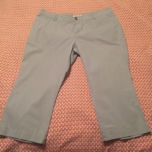 NEW OLD NAVY CAPRIS GREY SZ 14